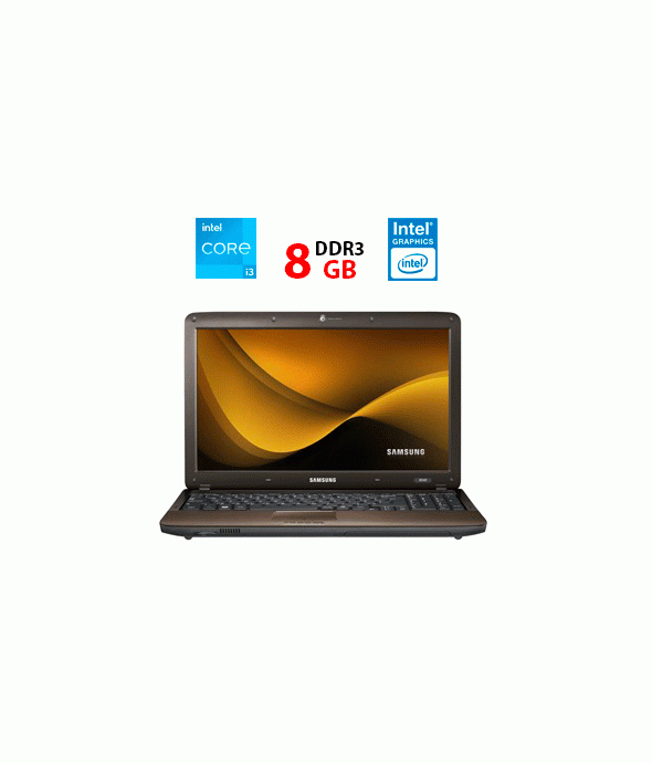 Ноутбук Samsung R540 / 15.6&quot; (1366x768) TN / Intel Core i3-380M (2 (4) ядра по 2.53 GHz) / 8 GB DDR3 / 256 GB SSD / Intel HD Graphics - 1