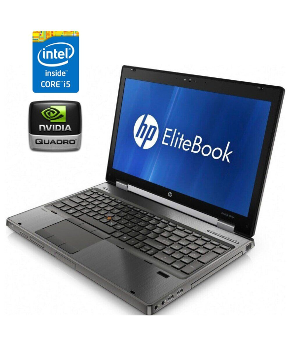 Мобильная рабочая станция HP EliteBook 8760w / 17.3&quot; (1600x900) TN / Intel Core i5-2520M (2 (4) ядра по 2.5 - 3.2 GHz) / 8 GB DDR3 / 240 GB SSD / AMD FirePro M5950, 1 GB GDDR5, 128-bit / WebCam - 1
