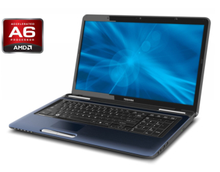 БУ Ноутбук Toshiba Satellite L775D-S7340 / 17.3&quot; (1600x900) TN / AMD A6-3400M (4 ядра по 1.4 - 2.3 GHz) / 8 GB DDR3 / 240 GB SSD / AMD Radeon HD 6520G / WebCam / Win 10 Home из Европы
