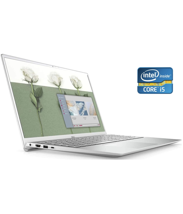 Ультрабук Dell Inspiron 15 5501 / 15.6&quot; (1920x1080) IPS / Intel Core i5-1035G1 (4 (8) ядра по 1.0 - 3.6 GHz) / 8 GB DDR4 / 256 GB SSD / Intel UHD Graphics / WebCam / Win 11 Home - 1