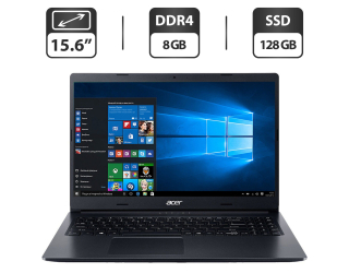 БУ Ноутбук Б-класс Acer Aspire 3 A315 / 15.6&quot; (1366x768) TN / Intel Core i5-8250U (4 (8) ядра по 1.6 - 3.4 GHz) / 8 GB DDR4 / 128 GB SSD / Intel UHD Graphics 620 / WebCam / HDMI из Европы в Харькове