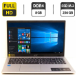 Ультрабук Acer Aspire 3 A315 / 15.6" (1920x1080) IPS / Intel Core i3-1115G4 (2 (4) ядра по 4.1 GHz) / 8 GB DDR4 / 256 GB SSD M.2 / Intel UHD Graphics / WebCam / HDMI - 1