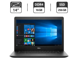 БУ Ноутбук Dell Latitude 3490 / 14&quot; (1366x768) TN / Intel Core i3-8130U (2 (4) ядра по 2.2 - 3.4 GHz) / 16 GB DDR4 / 256 GB SSD / Intel UHD Graphics 620 / WebCam / HDMI из Европы в Харкові
