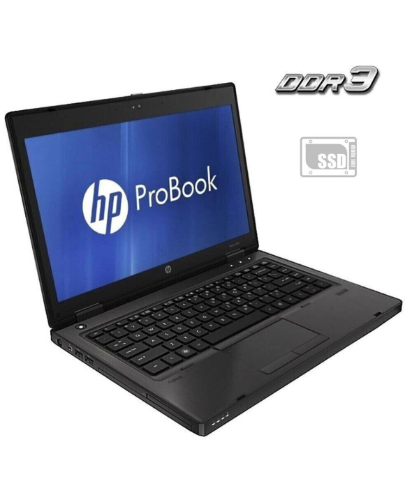 Ноутбук HP ProBook 6470b / 14&quot; (1366x768) TN / Intel Core i3-2370M (2 (4) ядра по 2.4 GHz) / 4 GB DDR3 / 120 GB SSD / Intel HD Graphics 4000 / WebCam - 1