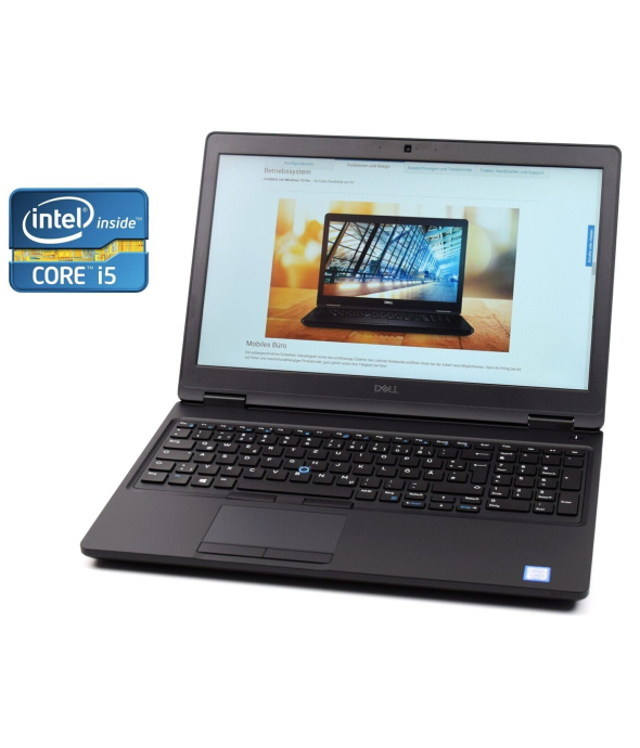 Ноутбук Dell Latitude 5590 / 15.6&quot; (1366x768) TN / Intel Core i5-7300U (2 (4) ядра по 2.6 - 3.5 GHz) / 8 GB DDR4 / 256 GB SSD / Intel HD Graphics 620 / Win 10 Pro - 1