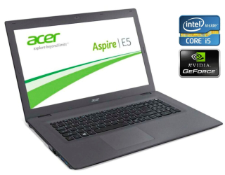 БУ Игровой ноутбук Acer Aspire E5-574G-54Y2 / 15.6&quot; (1920x1080) TN / Intel Core i5-6200U (2 (4) ядра по 2.3 - 2.8 GHz) / 8 GB DDR3 / 240 GB SSD / nVidia GeForce 940M, 2 GB DDR3, 64-bit / WebCam / DVD-ROM / Win 10 Home из Европы в Харькове
