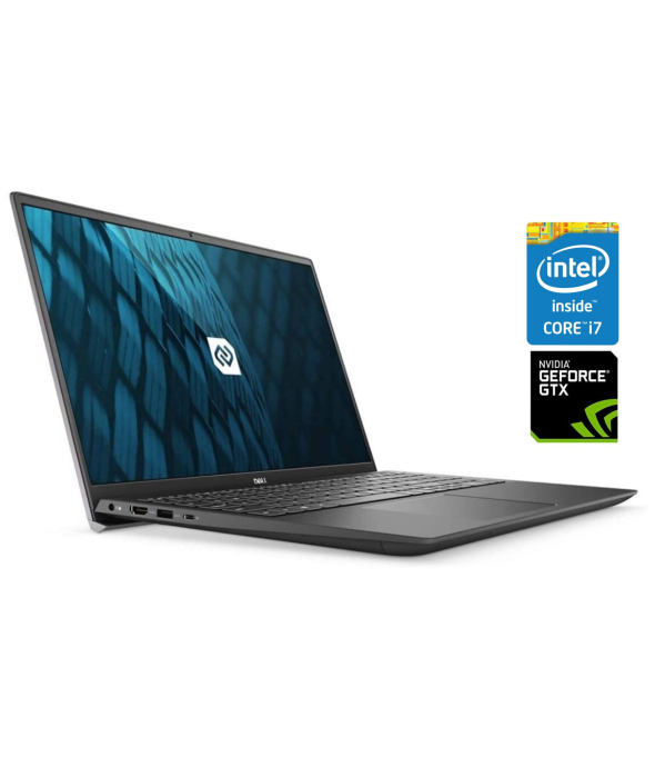 Игровой ультрабук Dell Vostro 7500 / 15.6&quot; (1920x1080) IPS / Intel Core i7-10750H (6 (12) ядер по 2.6 - 5.0 GHz) / 16 GB DDR4 / 256 GB SSD / nVidia GeForce GTX 1650 Ti, 4 GB GDDR6, 128-bit / WebCam / Win 11 Pro - 1