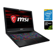 Игровой ноутбук MSI MegaBook GS63 Stealth 8RE / 15.6" (1920x1080) IPS / Intel Core i7-8750H (6 (12) ядер по 2.2 - 4.1 GHz) / 16 GB DDR4 / 256 GB SSD / nVidia GeForce GTX 1060, 6 GB GDDR5, 192-bit / WebCam / Win 10 Pro - 1