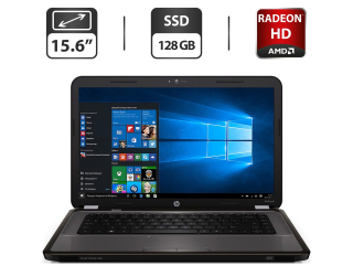 БУ Ноутбук Б-класс HP Pavilion G6 / 15.6&quot; (1366x768) TN / Intel Core i5-2430M (2 (4) ядра по 2.4 - 3.0 GHz) / 8 GB DDR3 / 128 GB SSD / AMD Radeon HD 7400M, 1 GB GDDR3, 64-bit / WebCam / VGA из Европы