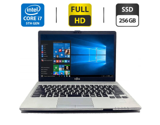 БУ Ультрабук Б-класс Fujitsu LifeBook S935 / 13.3&quot; (1920x1080) IPS / Intel Core i7-5600U (2 (4) ядра 2.6 - 3.2 GHz) / 8 GB DDR3 / 256 GB SSD / Intel HD Graphics 5500 / WebCam / VGA из Европы в Харкові