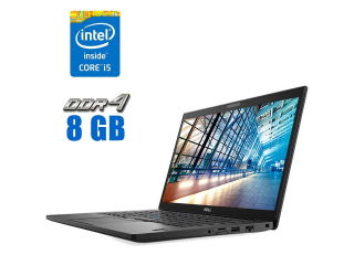 БУ Ноутбук Dell Latitude E7490 / 14&quot; (1920x1080) IPS / Intel Core i5-8250U (4 (8) ядра по 1.6 - 3.4 GHz) / 8 GB DDR4 / 480 GB SSD / Intel UHD Graphics 620 / WebCam / 3G из Европы в Харкові