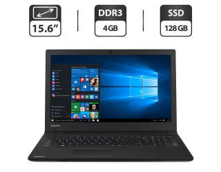 БУ Ноутбук Б-класс Toshiba Satellite Pro R50 / 15.6&quot; (1366x768) TN / Intel Core i3-5005U (2 (4) ядра по 2.0 GHz) / 4 GB DDR3 / 128 GB SSD / Intel HD Graphics 5500 / WebCam / HDMI из Европы в Харкові