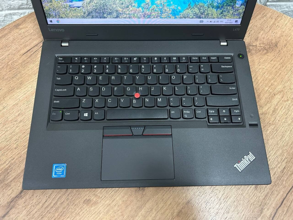 Ноутбук Б-класс Lenovo ThinkPad L470 / 14&quot; (1366x768) TN / Intel Celeron 3955U (2 ядра по 2.0 GHz) / 8 GB DDR3 / 256 GB SSD / Intel HD Graphics 510 / WebCam / HDMI - 3