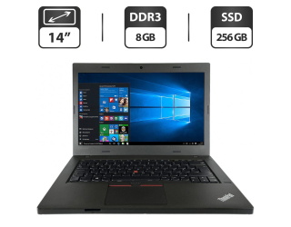 БУ Ноутбук Б-класс Lenovo ThinkPad L470 / 14&quot; (1366x768) TN / Intel Celeron 3955U (2 ядра по 2.0 GHz) / 8 GB DDR3 / 256 GB SSD / Intel HD Graphics 510 / WebCam / HDMI из Европы в Харкові