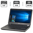 Ноутбук Б-класс Dell Latitude E6440 / 14" (1366x768) TN / Intel Core i5-4300M (2 (4) ядра по 2.6 - 3.3 GHz) / 8 GB DDR3 / 240 GB SSD / Intel HD Graphic 4600 / VGA - 1