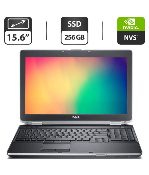 Ноутбук Б-класс Dell Latitude E6530 / 15.6&quot; (1600x900) TN / Intel Core i5-3360M (2 (4) ядра по 2.8 - 3.5 GHz) / 8 GB DDR3 / 256 GB SSD / nVidia NVS 5200M, 1 GB GDDR5, 64-bit / HDMI - 1