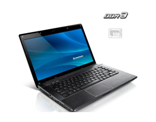 БУ Ноутбук Lenovo G560 / 15.6&quot; (1366x768) TN / Intel Core i3-350M (2 (4) ядра по 2.26 GHz) / 4 GB DDR3 / 120 GB SSD / Intel HD Graphics / WebCam из Европы в Харкові