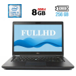 Ноутбук Б-класс Dell Latitude 5480 / 14" (1920x1080) IPS / Intel Core i5-7440HQ (4 ядра по 2.8 - 3.8 GHz) / 8 GB DDR4 / 256 GB SSD M.2 / Intel HD Graphics 630 / USB 3.1 / HDMI / Windows 11 лицензия - 1