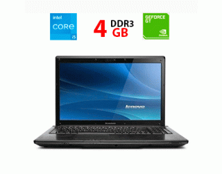 БУ Ноутбук Б-класс Lenovo G560 / 15.6&quot; (1366x768) TN / Intel Core i5-480M (2 (4) ядра по 2.66 - 2.93 GHz) / 4 GB DDR3 / 640 GB HDD / nVidia GeForce 310M, 1 GB GDDR3, 64-bit из Европы