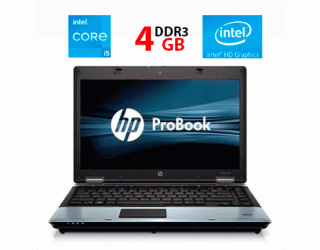 БУ Ноутбук Б-класс HP ProBook 6450b / 14&quot; (1366x768) TN / Intel Core i5-450M (2 (4) ядра по 2.4 - 2.66 GHz) / 4 GB DDR3 / 240 GB SSD / Intel HD Graphics /  WebCam из Европы в Харькове
