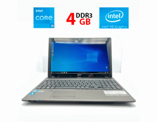 БУ Ноутбук Б-класс Acer TravelMate 8481 / 14&quot; (1366x768) TN / Intel Core i5-2467M (2 (4) ядра по 1.6 - 2.3 GHz) / 4 GB DDR3 / 64 GB SSD + 320 HDD / Intel HD Graphics 3000 / WebCam  из Европы в Харькове