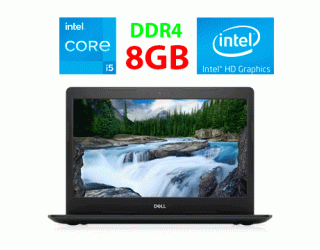БУ Ноутбук Dell Latitude 3490 / 14&quot; (1366x768) TN / Intel Core i5-8250U (4 (8) ядра по 1.6 - 3.4 GHz) / 8 GB DDR4 / 500 GB HDD / Intel UHD Graphics 620 / WebCam из Европы в Харькове