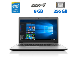 БУ Ноутбук Б-класс Lenovo IdeaPad 310-15IKB / 15.6&quot; (1366x768) TN / Intel Core i7-7500U (2 (4) ядра по 2.7 - 3.5 GHz) / 8 GB DDR4 / 256 GB SSD / Intel HD Graphics 620 / WebCam / HDMI из Европы