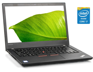 БУ Ультрабук Lenovo ThinkPad T470 / 14&quot; (1920x1080) IPS / Intel Core i7-7600U (2 (4) ядра по 2.8 - 3.9 GHz) / 16 GB DDR4 / 256 GB SSD / Intel HD Graphics 620 / WebCam / Win 10 Pro из Европы в Харкові