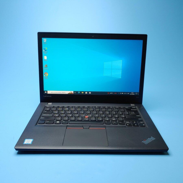Ультрабук Lenovo ThinkPad T470 / 14&quot; (1920x1080) IPS / Intel Core i7-7600U (2 (4) ядра по 2.8 - 3.9 GHz) / 16 GB DDR4 / 256 GB SSD / Intel HD Graphics 620 / WebCam / Win 10 Pro - 2