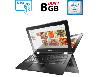 БУ Ноутбук-трансформер Б-класс Lenovo Flex 3-1480 / 14&quot; (1920x1080) IPS Touch / Intel Core i7-6500U (2 (4) ядра по 2.5 - 3.1 GHz) / 8 GB DDR4 / 240 GB SSD / Intel HD Graphics 520 / WebCam / HDMI из Европы в Харкові