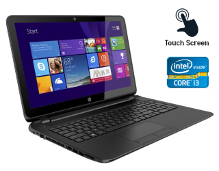 БУ Ноутбук HP 15-1010dx / 15.6&quot; (1366x768) TN Touch / Intel Core i3-4010U (2 (4) ядра по 1.7 GHz) / 8 GB DDR3 / 256 GB SSD / Intel HD Graphics 4400 / WebCam / Windows 10  из Европы в Харкові
