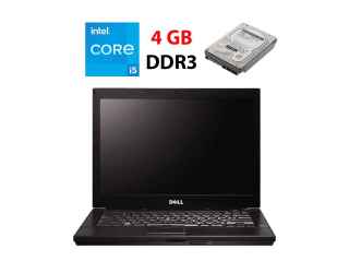 БУ Ноутбук Б-класс Dell Latitude E6410 / 14&quot; (1440x900) TN / Intel Core i5-520M (2 (4) ядра по 2.4 - 2.93 GHz) / 4 GB DDR3 / 250 GB HDD / Intel HD Graphics / WebCam из Европы в Харкові