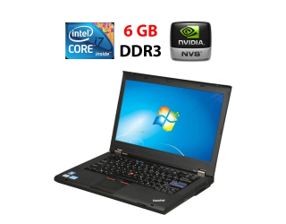 БУ Ноутбук Б-класс Lenovo ThinkPad T420s / 14&quot; (1600x900) TN / Intel Core i7-2620M (2 (4) ядра по 2.7 - 3.4 GHz) / 6 GB DDR3 / 500 GB HDD / nVidia NVS 4200M, 1 GB DDR3, 64-bit / WebCam из Европы в Харькове