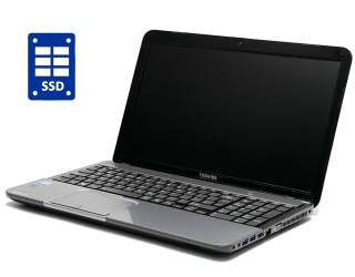 БУ Ноутбук А-класс Toshiba Satellite L850-1L4 / 15.6&quot; (1366x768) TN / Intel Core i3-3120M (2 (4) ядра по 2.5 GHz) / 4 GB DDR3 / 120 GB SSD / Intel HD Graphics / WebCam / DVD-RW из Европы