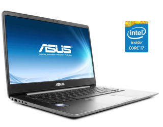 БУ Ультрабук Asus ZenBook UX430U / 14&quot; (1920x1080) IPS / Intel Core i7-8650U (4 (8) ядра по 1.9 - 4.2 GHz) / 8 GB DDR3 / 256 GB SSD / Intel UHD Graphics / WebCam / Win 10 Home из Европы в Харкові