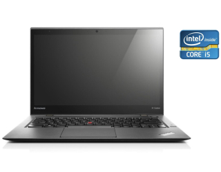 БУ Ультрабук Lenovo ThinkPad X1 Carbon / 14&quot; (1600x900) IPS / Intel Core i5-4200U (2 (4) ядра по 1.6 - 2.6 GHz) / 4 GB DDR3 / 128 GB SSD / Intel HD Graphics 4400 / WebCam / Win 10 Pro из Европы в Харкові