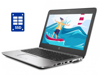 БУ Нетбук А-класс HP EliteBook 820 G3 / 12.5&quot; (1366x768) TN / Intel Core i3-6100U (2 (4) ядра по 2.3 GHz) / 4 GB DDR4 / 128 GB SSD / Intel HD Graphics 520 / WebCam  из Европы в Харкові