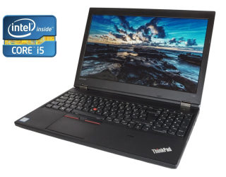 БУ Ноутбук А-класс Lenovo ThinkPad L560 / 15.6&quot; (1366x768) TN / Intel Core i5-6300U (2 (4) ядра по 2.4 - 3.0 GHz) / 4 GB DDR4 / 240 GB SSD / Intel HD Graphics 520 / WebCam / DVD-RW / Win 10 Pro из Европы в Харкові