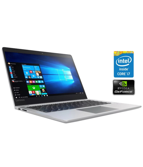 Ультрабук Lenovo IdeaPad 710S Plus-13IKB / 13.3&quot; (1920x1080) IPS / Intel Core i7-7500U (2 (4) ядра по 2.7 - 3.5 GHz) / 8 GB DDR4 / 256 GB SSD / nVidia GeForce 940MX, 2 GB GDDR5, 64-bit / WebCam / Win 10 Home - 1
