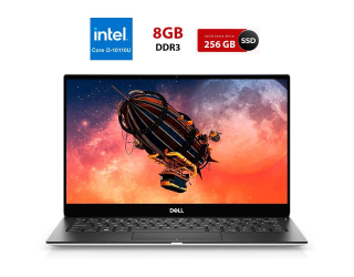БУ Ноутбук Dell XPS 7390 / 13.3&quot; (1920x1080) IPS / Intel Core i3-10110U (2 (4) ядра по 2.1 - 4.1 GHz) / 8 GB DDR3 / 256 GB SSD / Intel UHD Graphics 620 / WebCam / USB 3.1 / HDMI из Европы в Харькове