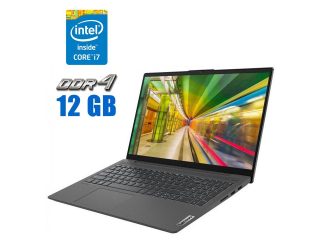 БУ Ультрабук Lenovo IdeaPad 5 15ITL05 / 15.6&quot; (1920x1080) IPS / Intel Core i7-1165G7 (4 (8) ядра по 2.8 - 4.7 GHz) / 12 GB DDR4 / 512 GB SSD / Intel Iris Xe Graphics / WebCam  из Европы в Харкові