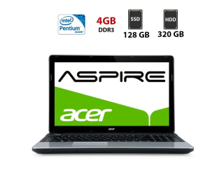 БУ Ноутбук Б-класс Acer Aspire ES1-531 / 15.6&quot; (1366x768) TN / Intel Pentium B960 (2 ядра по 2.2 GHz) / 4 GB DDR3 / 128 GB SSD + 320 GB HDD / Intel HD Graphics / WebCam из Европы в Харькове