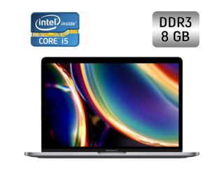 БУ Ультрабук Apple MacBook Pro 13 (2019) / 13.3&quot; (2560x1600) IPS / Intel Core i5-8257U (4 (8) ядра по 1.4 - 3.9 GHz) / 8 GB DDR3 / 256 GB SSD / Intel Iris Plus Graphics 645 / WebCam / True Tone / Touch ID / Space Gray из Европы в Харькове