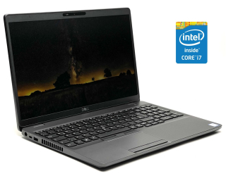 БУ Ноутбук А класс Dell Latitude 5500 / 15.6&quot; (1920x1080) IPS / Intel Core i7-8665U (4 (8) ядра по 1.9 - 4.8 GHz) / 16 GB DDR4 / 256 GB SSD / Intel UHD Graphics 620 / WebCam / Win 10 Pro из Европы в Харкові