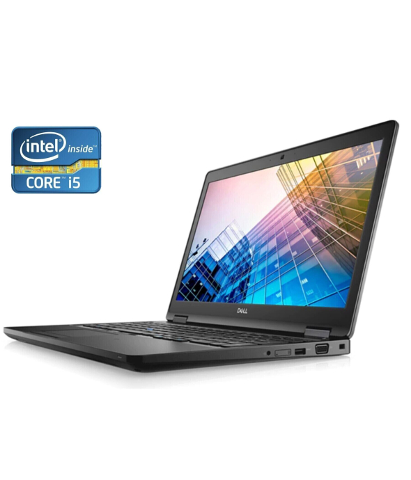 Ультрабук А класс Dell Latitude 5590 / 15.6&quot; (1920x1080) IPS Touch / Intel Core i5-8350U (4 (8) ядра по 1.7 - 3.6 GHz) / 32 GB DDR4 / 256 GB SSD / Intel UHD Graphics 620 / WebCam - 1