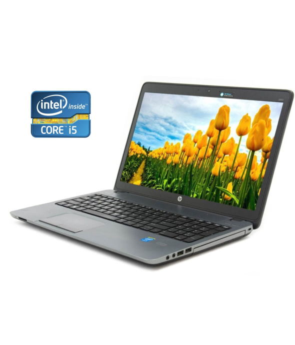 Ноутбук А- класс HP ProBook 450 G1 / 15.6&quot; (1366x768) TN / Intel Core i5-4200M (2 (4) ядра по 2.5 - 3.1 GHz) / 8 GB DDR3 / 128 GB SSD / Intel HD Graphics 4600 / WebCam / DVD-RW / Win 10 Pro - 1