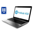 Ноутбук А- класс HP ProBook 450 G2 / 15.6" (1366x768) TN / Intel Core i3-4030U (2 (4) ядра по 1.9 GHz) / 8 GB DDR3 / 128 GB SSD / Intel HD Graphics 4400 / WebCam / DVD-RW / Win 10 Pro - 1