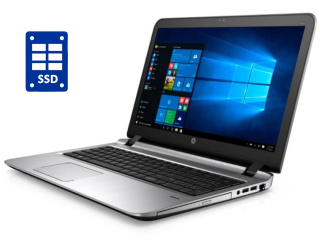 БУ Ноутбук А- класс HP ProBook 450 G3 / 15.6&quot; (1366x768) TN / Intel Core i3-6100U (2 (4) ядра по 2.3 GHz) / 8 GB DDR4 / 128 GB SSD / Intel HD Graphics 520 / WebCam / Win 10 Pro из Европы в Харкові