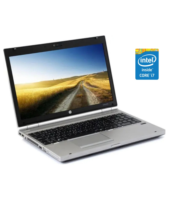Ноутбук Б-класс HP EliteBook 8570p / 15.6&quot; (1366x768) TN / Intel Core i7-3740QM (4 (8) ядра по 2.7 - 3.7 GHz) / 8 GB DDR3 / 120 GB SSD / Intel HD Graphics 4000 / DVD-RW - 1