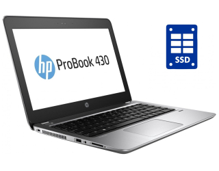 БУ Ультрабук Б-класс HP ProBook 430 G4 / 13.3&quot; (1366x768) TN / Intel Core i3-7100U (2 (4) ядра по 2.4 GHz) / 4 GB DDR4 / 128 GB SSD / Intel HD Graphics 620 / WebCam / Win 10 Pro из Европы в Харькове